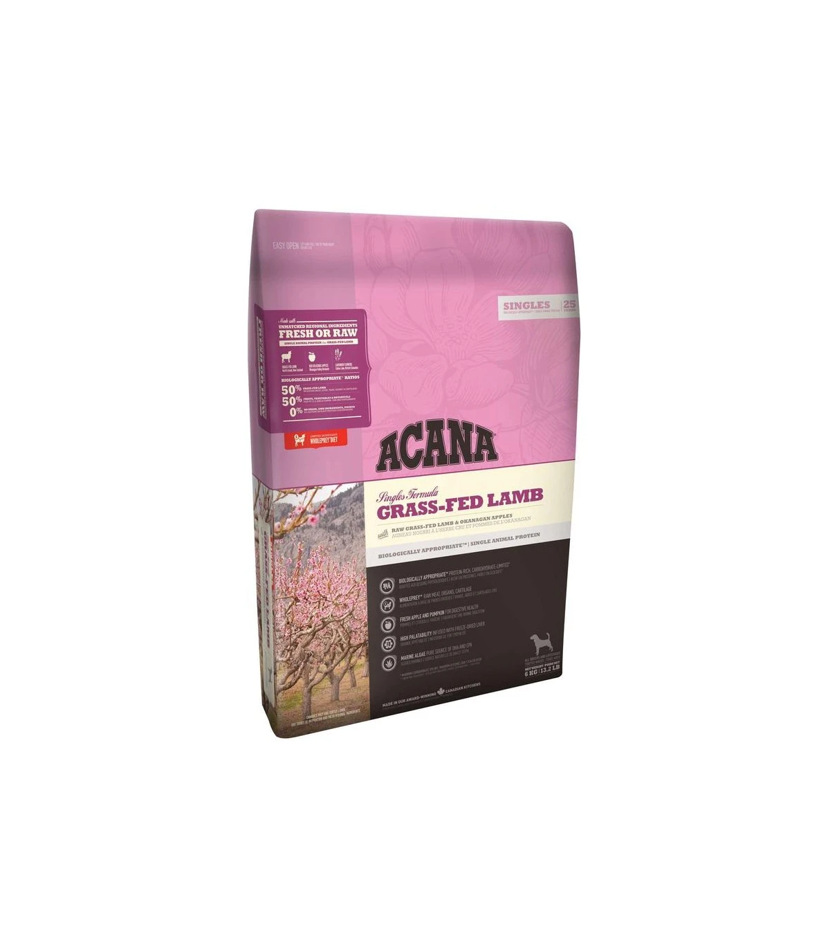 Acana Grass-fed Lamb Dog 11,4 Kg Singles 25 3 Acana Grass-fed Lamb Dog 11,4 Kg Singles 25