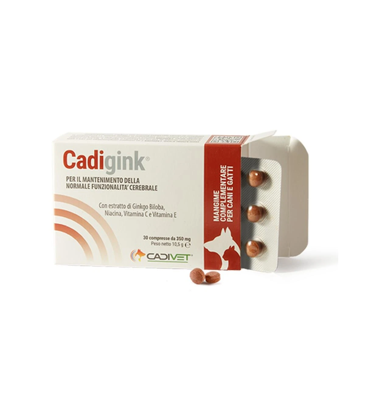 Cadivet Cadigink 30 Compresse 350 Mg 4 Cadivet Cadigink 30 Compresse 350 Mg - immagine 2