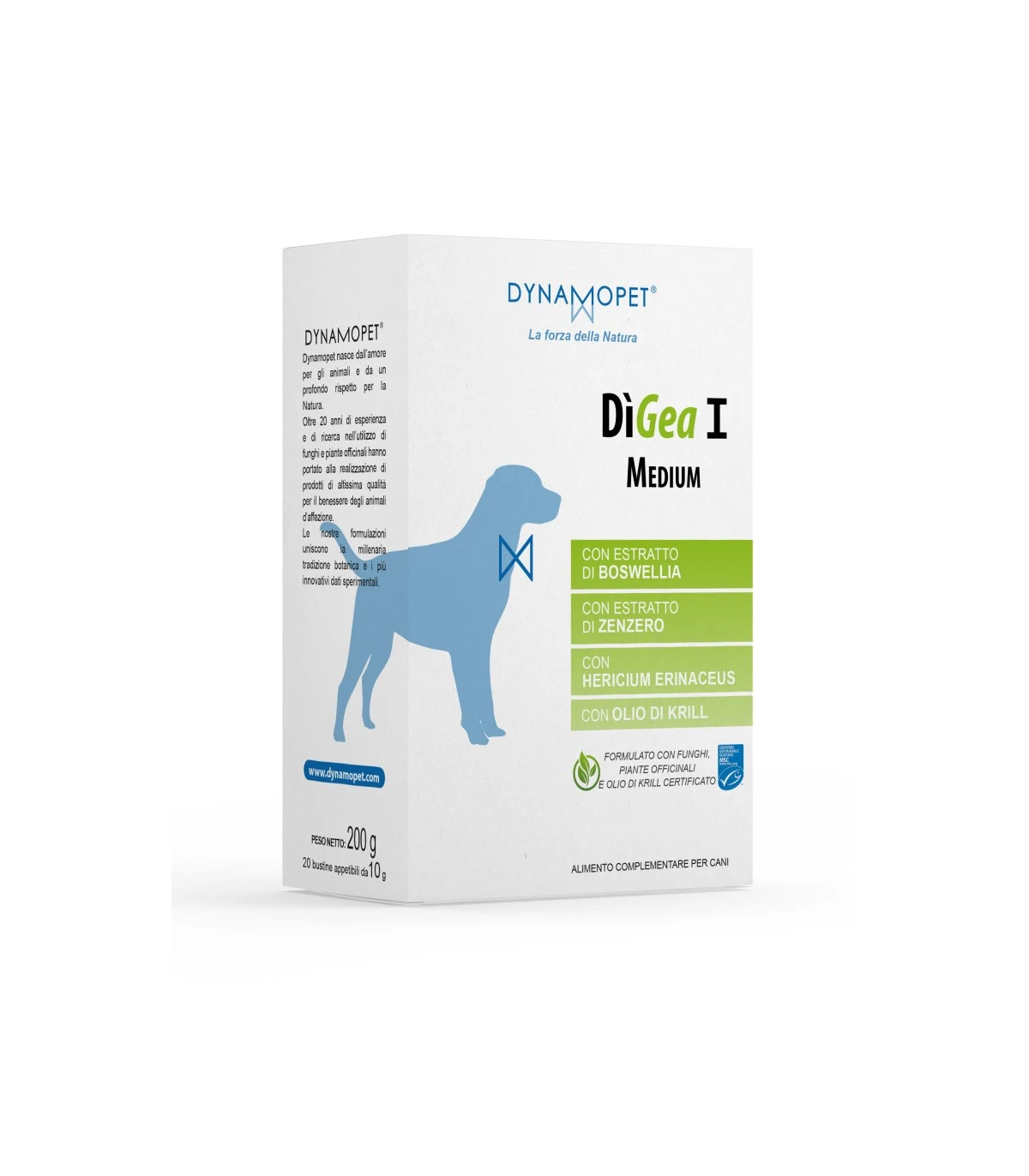 Dynamopet DiGea I Medium 20 Bustine 10 Gr 3 Dynamopet DiGea I Medium 20 Bustine 10 Gr