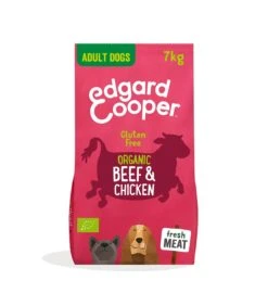 Edgard & Cooper Adult Carne Fresca Di Manzo E Pollo Biologici Senza Glutine 7 Kg