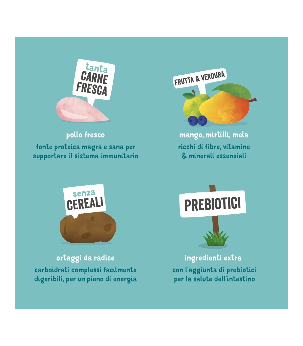 Edgard & Cooper Adult Carne Fresca Di Pollo Allevato A Terra Senza Cereali 7 Kg 6 Edgard & Cooper Adult Carne Fresca Di Pollo Allevato A Terra Senza Cereali 7 Kg - immagine 4