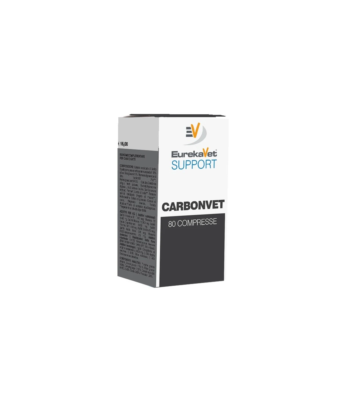 EurekaVet Support Carbonvet 80 Compresse 500 Mg 3 EurekaVet Support Carbonvet 80 Compresse 500 Mg