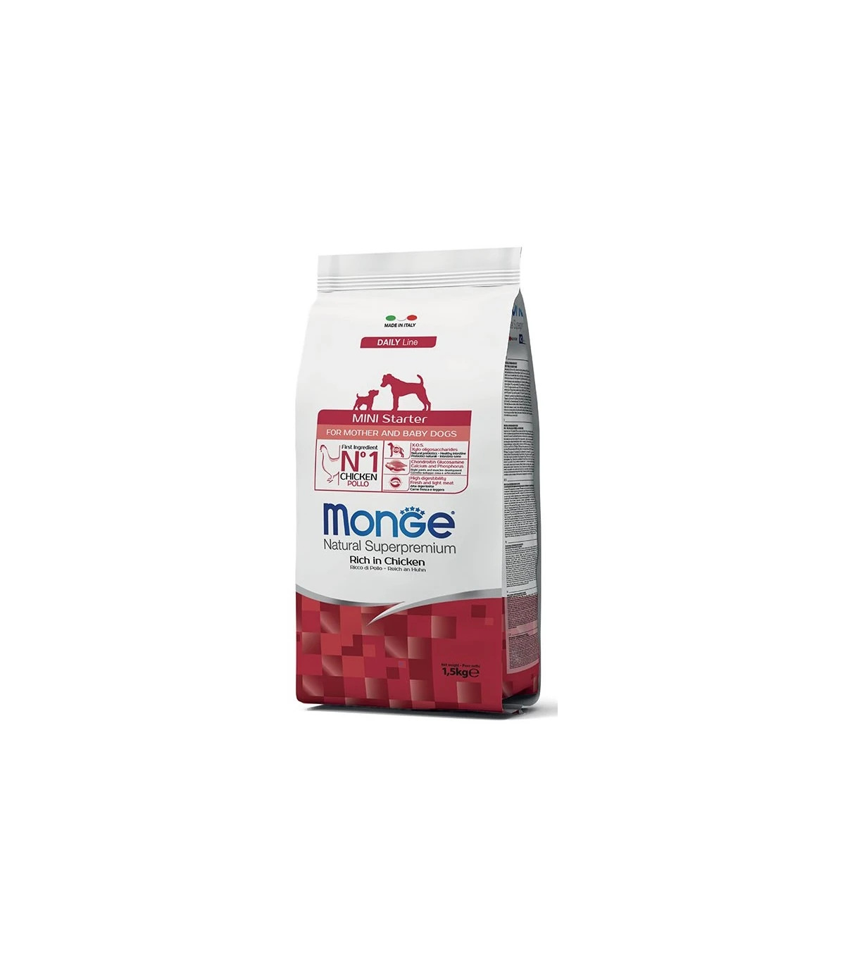 Monge Cane Mini Starter Pollo 1,5 Kg 3 Monge Cane Mini Starter Pollo 1,5 Kg