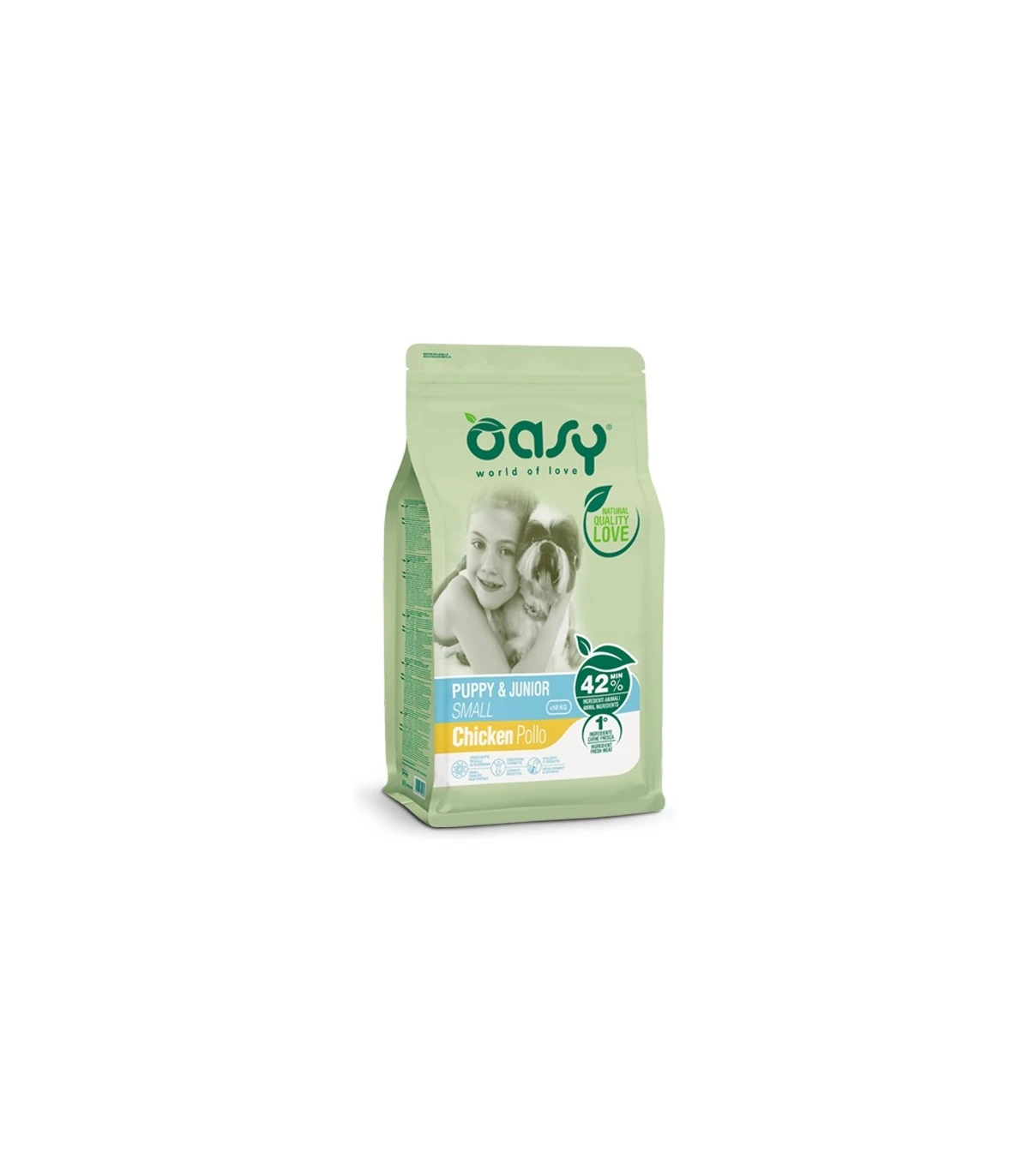 Oasy Cane Puppy & Junior Small Pollo 3 Kg 3 Oasy Cane Puppy & Junior Small Pollo 3 Kg