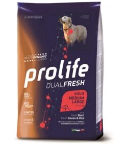 Prolife Cane Dualfresh Adult Manzo Oca & Riso Medium Large 2,5 Kg
